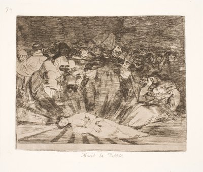 Die Wahrheit ist tot (79) von Francisco de Goya