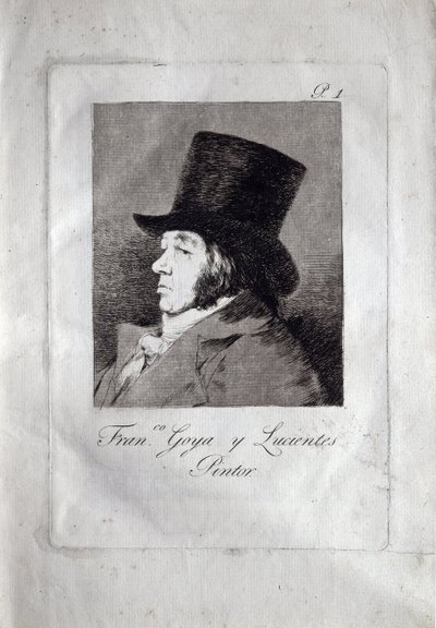 Selbstporträt, 1799 von Francisco de Goya