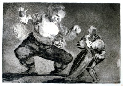 Einfacher Mensch, 1819-1823 von Francisco de Goya