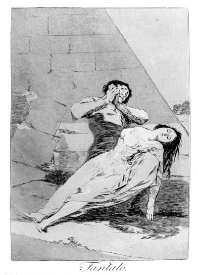 Tantalus, 1799 von Francisco de Goya