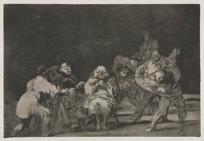 Die Sprichwörter: Loyalität, 1864 von Francisco de Goya