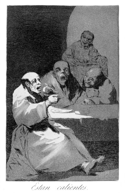 Sie sind heiß, 1799 von Francisco de Goya