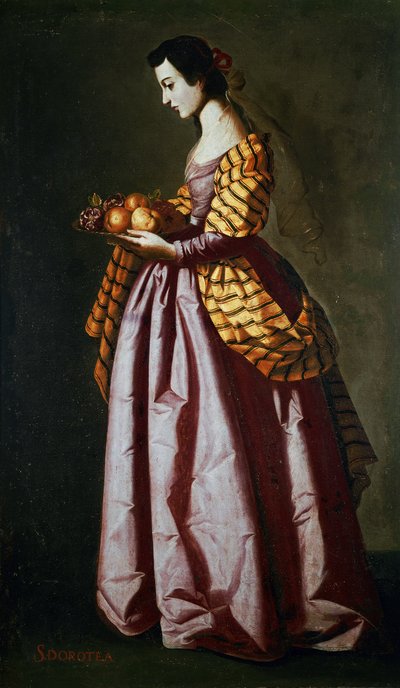 Heilige Dorothea von Francisco de Zurbaran