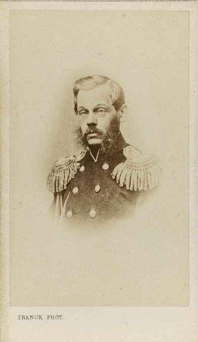 Porträt von Graf Dmitry Alekseyevich Milyutin 1816-1912 von Franck