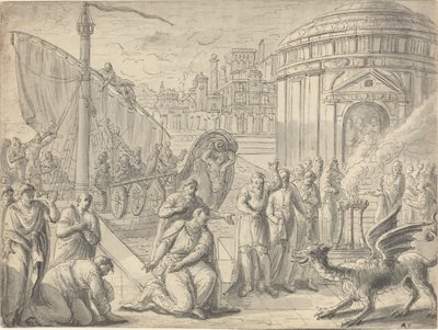 Die Ankunft des Äskulap in Rom von Francois Boitard