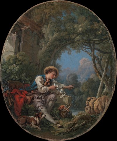 Die Absendung des Boten von François Boucher
