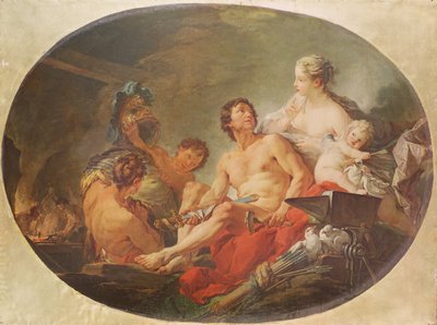 Die Schmiede des Gottes Vulkan von François Boucher