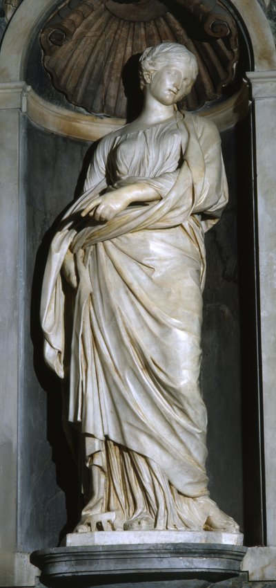 Heilige Susanna, 1629 (Marmor) von Francois Duquesnoy