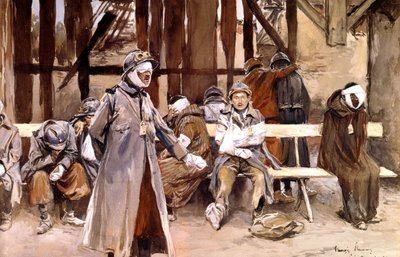 Das Landkrankenhaus von Francois Flameng