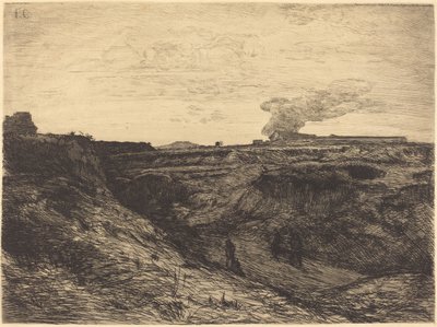 Steinbruch bei Montmartre von Francois Nicolas Chifflart