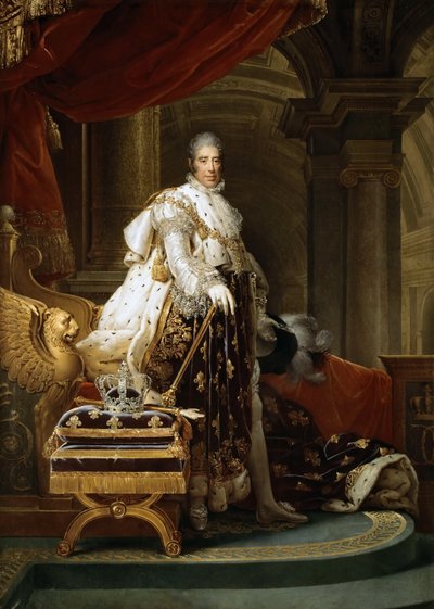 König Karl X. von Frankreich von Francois Pascal Simon Gerard