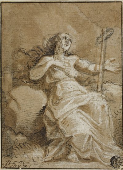Magdalena in der Wüste von Francois Perrier