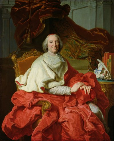 Andre Hercule de Fleury (1653-1743) 1728 von Francois Stiemart