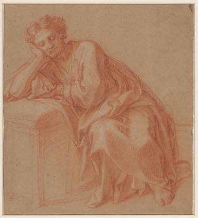 Studie eines ruhenden Mannes von Francois Verdier