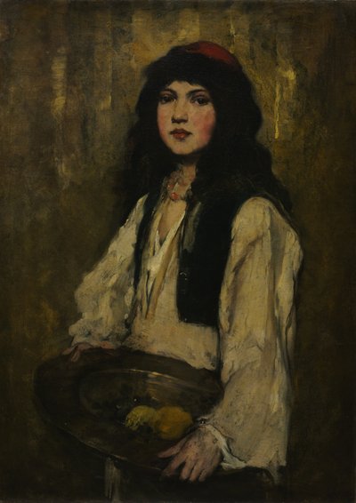 Das venezianische Mädchen, um 1880 von Frank Duveneck