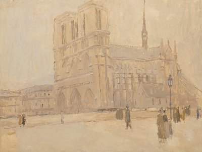 Notre Dame im Winter von Frank Edwin Scott