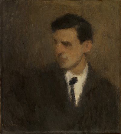Porträt eines jungen Mannes, n.d. von Frank Edwin Scott