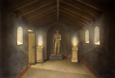 Benwell Römischer Tempel, ca. 2. Jahrhundert von Frank Gardiner