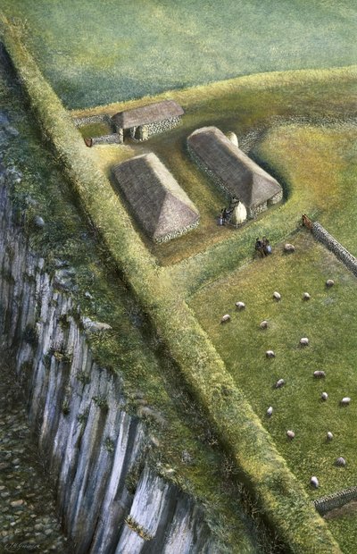 Hadrianswall: Sewingshields Wall von Frank Gardiner