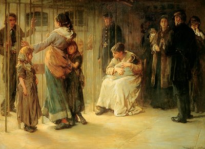 Newgate: Für den Prozess angeklagt, 1878 von Frank Holl