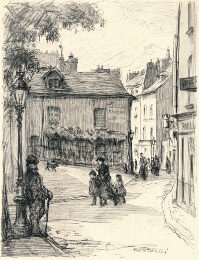 Place du Tertre, Montmartre von Frank Milton Armington