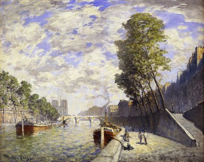 Le Quai des Grands-Augustine, Paris von Frank Myers Boggs