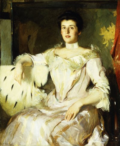 Porträt einer Dame von Frank Weston Benson