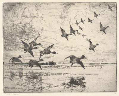 Der Alarm P. 111 Pub. St. von Frank Weston Benson