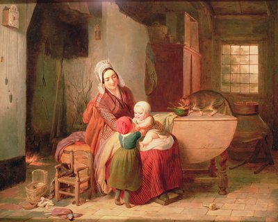 Die glückliche Mutter von François Antoine de Bruycker