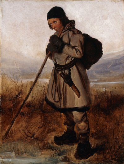 Ein Lappländer von François Auguste Biard