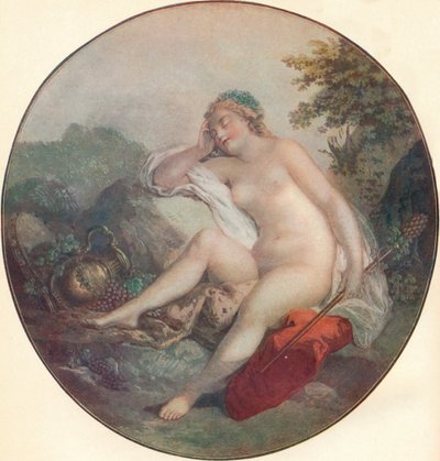 Eine Bacchantin, 18. Jahrhundert von François Boucher