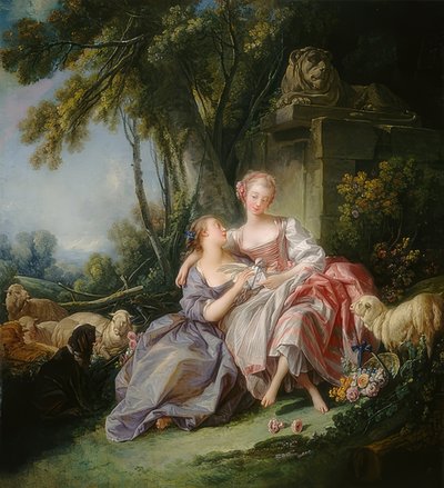 Der Liebesbrief. 1750 von François Boucher