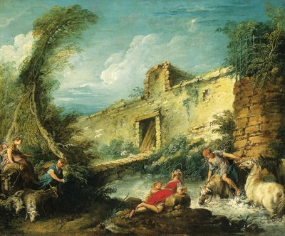 Le Passage du Gue von François Boucher