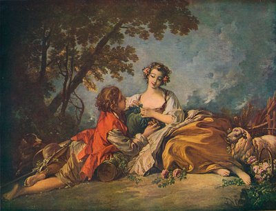 Pastorales Motiv, 18. Jahrhundert von François Boucher