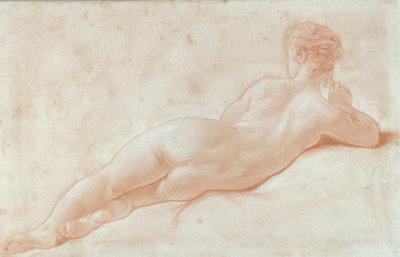Rückenakt einer liegenden Frau von François Boucher