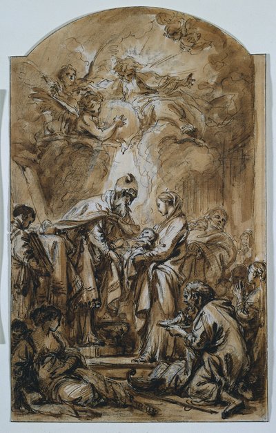 Die Darstellung im Tempel, ca. 1770 von François Boucher
