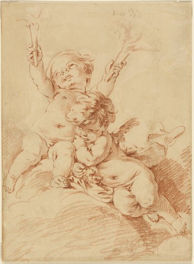 Zwei Putti von François Boucher