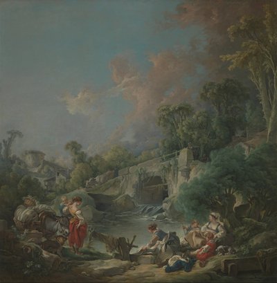 Waschfrauen von François Boucher
