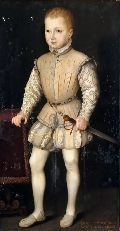 Heinrich IV. von Frankreich als Kind von François Clouet
