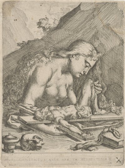 Heilige Maria Magdalena als reuige Sünderin von François Joseph Lonsing