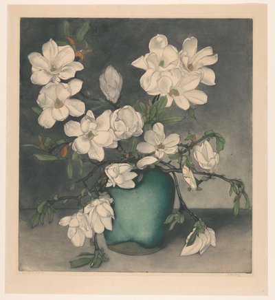 Magnolienzweige von Frans Everbag (signed by artist)