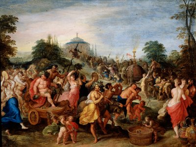 Bacchus-Prozession, 17. Jahrhundert von Frans Francken II