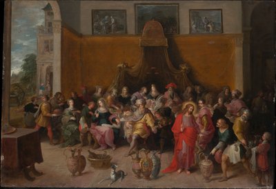 Die Hochzeit zu Kana von Frans Francken the Younger