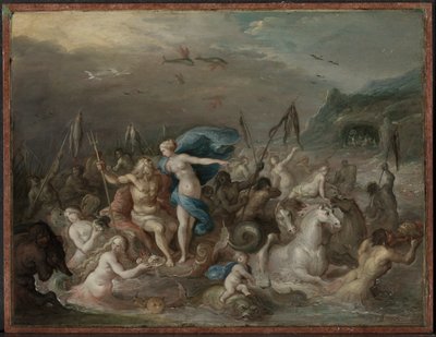 Der Triumph von Neptun und Amphitrite von Frans II Francken