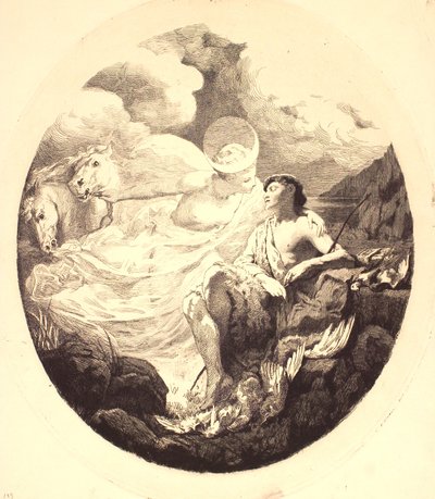 Selene und Endymion von Frans Schwartz