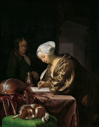 Die Briefschreiberin von Frans van Mieris (I)
