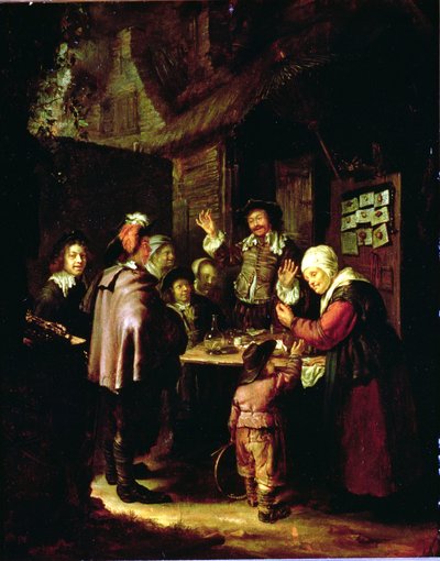 Der Scharlatan von Frans van Mieris