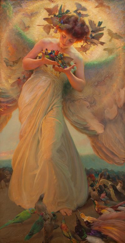 Der Engel der Vögel von Franz Dvorak