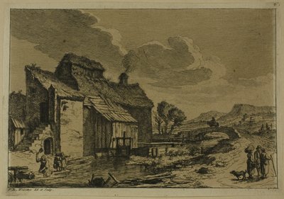 Die Mühle am Bach von Franz Edmund Weirotter