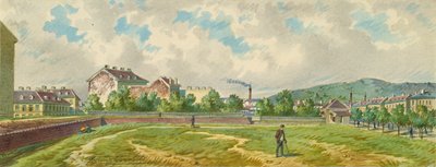 Der Währinger Gürtel in Wien von Franz Gerasch